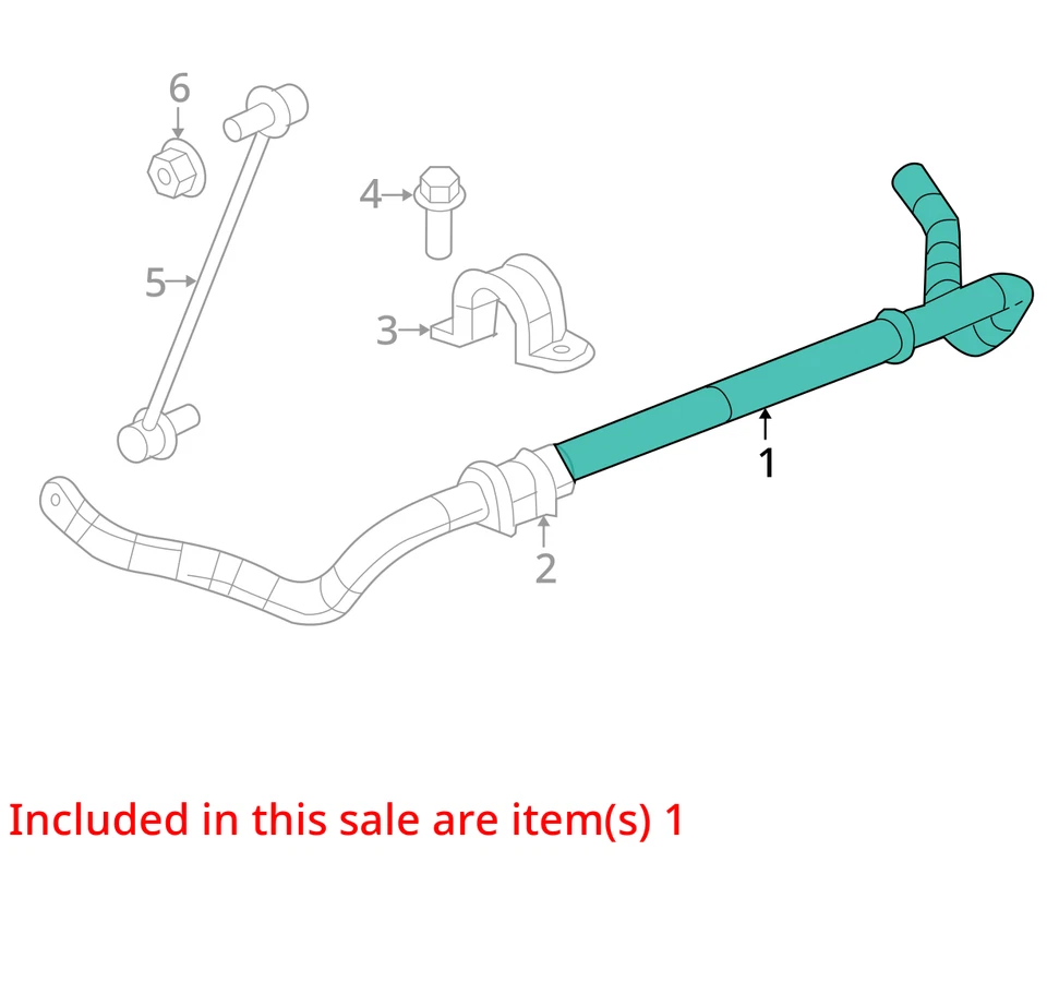 Barra estabilizadora delantera Dodge Avenger 2011-2014 OEM GIDVA Foto 2 de 3