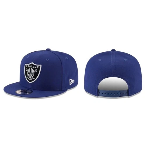 Las Vegas Raiders 9FIFTY Adjustable Cap - NFL New Era Hat - Royal Blue Snapback