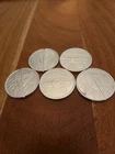 New!  Lot Of 5 Silver Western Warrior Round DivisibleUncirculated 1 Oz Pure