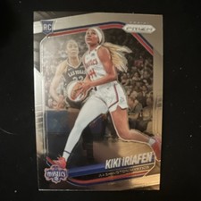 2025 Panini Prizm Prizm Rookie Kiki Iriafen #72 Washington Mystics WNBA Card