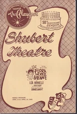 Shubert Playgoer World Premiere Flora the Red Menace Liza Minnelli 1965