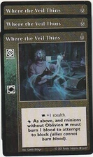 Where the Veil Thins x3 5th Edition Sabbat VTES Jyhad