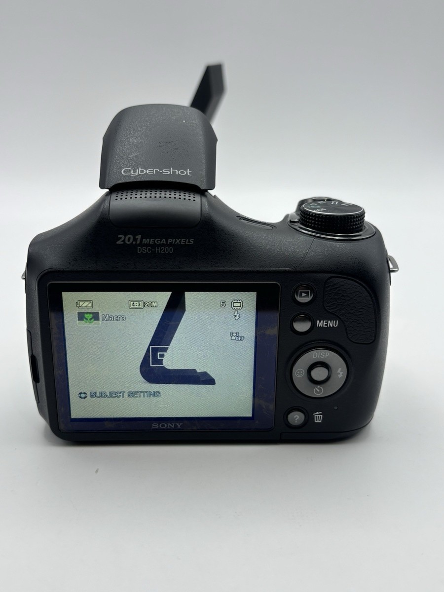Sony Cyber-shot DSC-H200 Digital Camera Black for sale