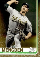 2019 Topps Gold #553 Daniel Mengden 1564/2019 Oakland Athletics