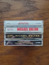 LOT of 4 Michael Bolton Greatest Hits Music Cassette Tapes Bundle