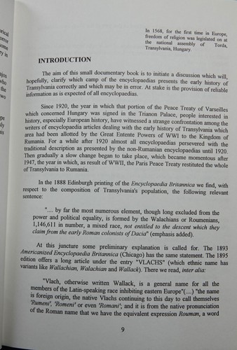 FACTS AGAINST FICTION: TRANSYLVANIA-WALLACHIAN/RUMAIAN HOMELAND SINCE 70 B.C. - Picture 3 of 5