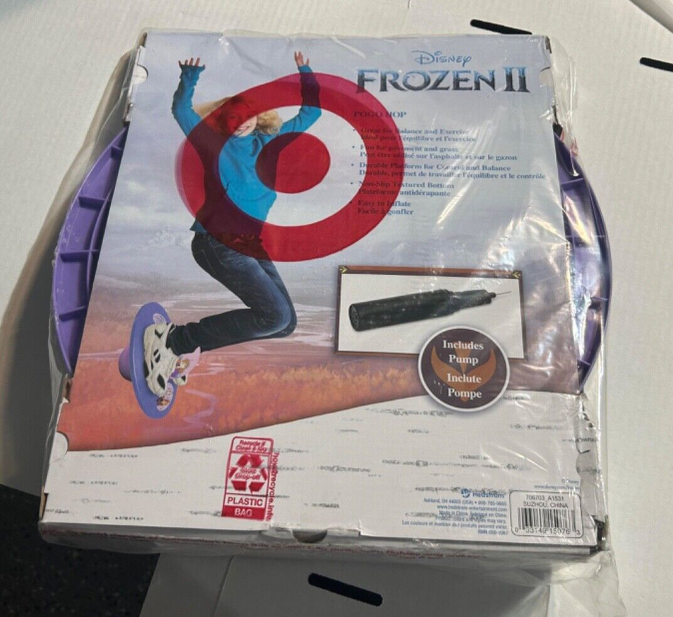 Target New Open Box Disney Frozen Hedstrom Pogo Ball Hopper, Frozen 2