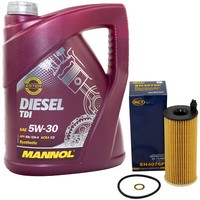 MotoröL Set 5W-30 5 Liter + ÖLfilter SH 4076 P FüR BMW 3Er 5Er Mini Countryman
