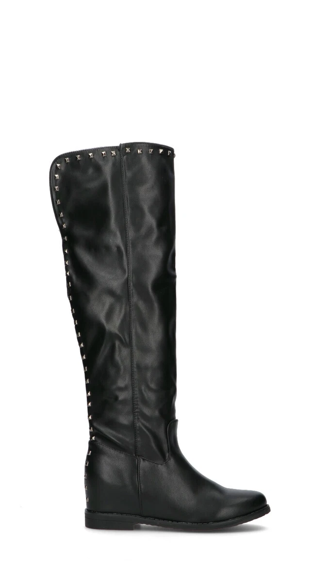 Scarpe FLYFOR Donna Stivali NERO PU TL M2224 LAK A035768 eBay