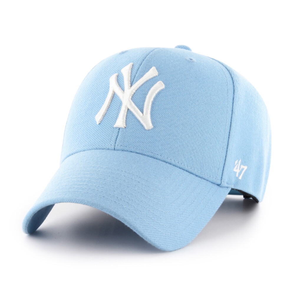 47 Marca MVP New York Yankees Columbia Azul Curved Visera Cap Snapback