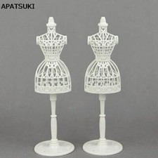2PCS 1/6 Doll 11.5" Doll Display Holder Dress Clothes Gown Mannequin Model Toys