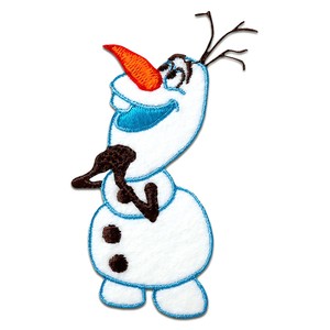 Dettagli Su Toppe Termoadesive Disney Frozen Il Regno Di Ghiaccio Olaf Pupazzo Di Neve