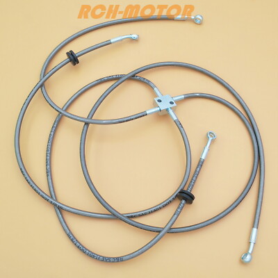 Front Braided Brake Hose Line For Arctic Cat Alterra TRV 500 2020
