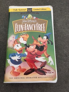 Walt Disney S Masterpiece Fun And Fancy Free Vhs Ebay