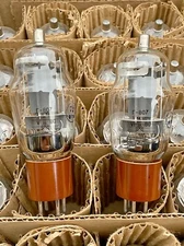 2 x G-807/G807 BROWN  Russian Beam Tetrodes MATCHED NEW NOS USSR (1625 / 5933)