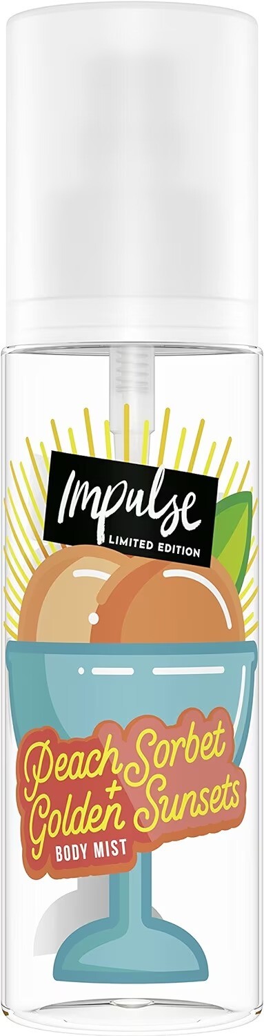 Impulse Peach Sorbet & Golden Sunsets Body Mist Spray 150ml