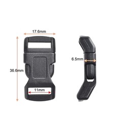 1/2" 11mm Quick Side Snap Release Buckles Curved Paracord Bracelets Clasp