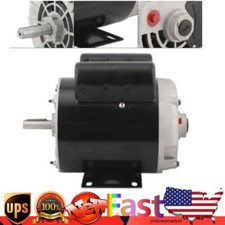 2 HP Air Compressor lectric Motor 56 Frame SPL 3450 RPM 115/230V 5/8" Shaft ODP