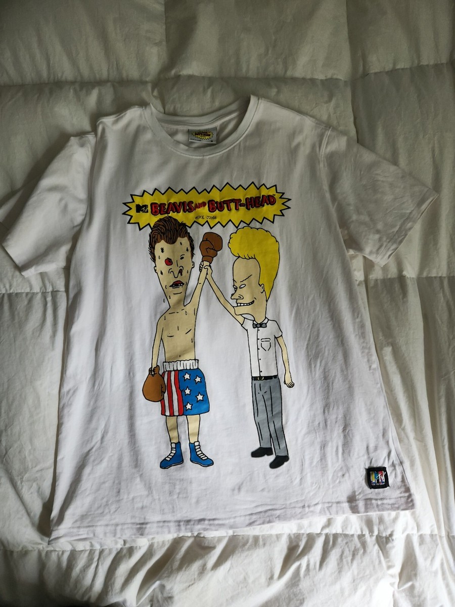 Beavis and Butt-Head MTV Tシャツ 古着　XL MTV beavis and butthead T Shirt Size Med Embroidered | eBay