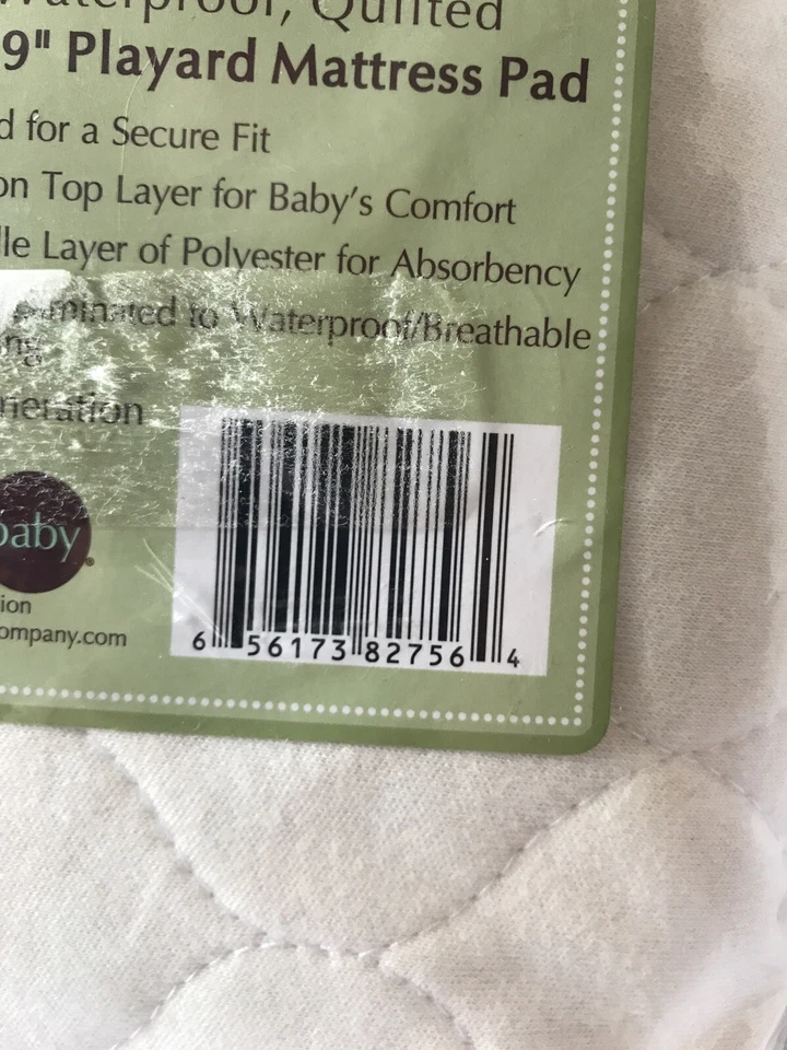 American Baby Company 防水绗缝包 N 游戏床尺寸贴合垫... — 第 3/4 张图片