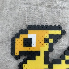 Final Fantasy Pixel Art Chocobo Sprite 3&rdquo;x3&rdquo; Retro Vintage NES