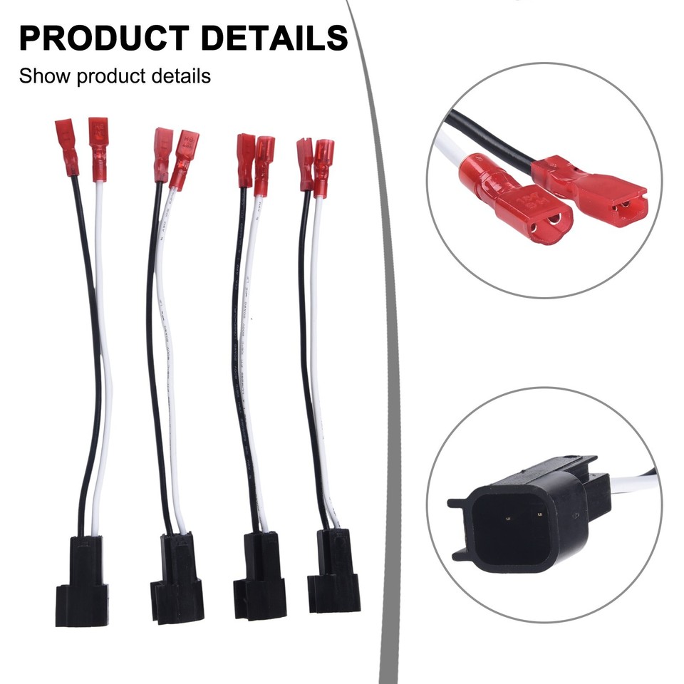 For Ford F150 725600 19992014 Door Speaker Connector Harness Wires