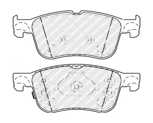 Ferodo BremsbeläGe Bremsbelegsatz Vorne Passend FüR Ford Focus IV-image