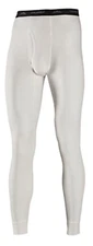 ColdPruf Base Layer Men's Pant Drawers Bottom Warm Thermal Polyester White