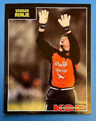 VEDRAN RUNJE OLYMPIQUE MARSEILLE ROOKIE CARD KOP FOOTBALL VINTAGE & COLLECTOR OM