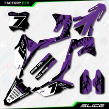 Purple Slice Graphics Kit fit 19-23 Kawasaki KXF450 KX450 Decal Sticker KX450F