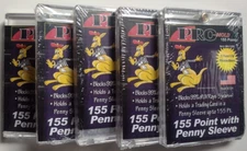 (5) Pro Mold MH155s Magnetic Card & Penny Sleeve Protector 155Pt New NIP