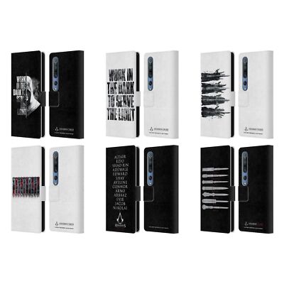OFFICIAL ASSASSIN'S CREED LEGACY TYPOGRAPHY LEATHER BOOK CASE FOR XIAOMI PHONES