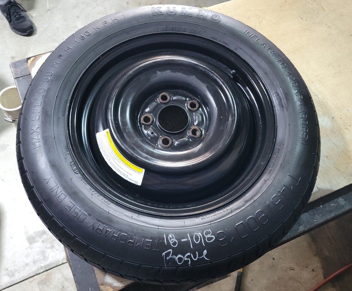 20152019 NISSAN ROGUE SPARE TIRE WHEEL RIM DONUT 16" T145/90D16 eBay
