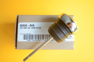 HARLEY NEW OEM Chrome Oil Tank Plug Cap Dipstick FLS 84-99 XL 82