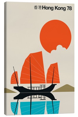 Leinwandbild Hong Kong 78 - Bo Lundberg