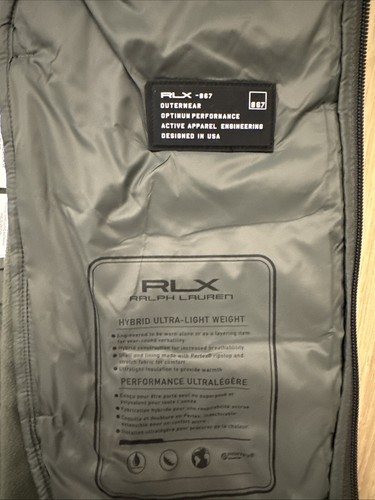 RLX RALPH LAUREN Green Evo Ripstop Kinetic Hybrid Down Jacket - Picture 20 of 24