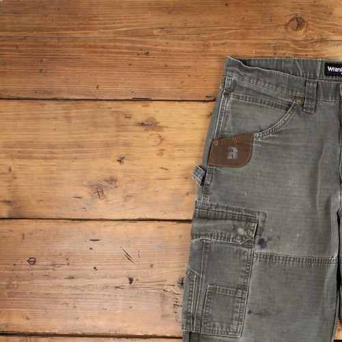 Vintage Wrangler Carpenter Pants Hose 34x32 Riggs Workwear Herren Straight - Bild 8 von 10