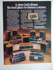1972 PANASONIC STEREO SYSTEMS vintage print ad
