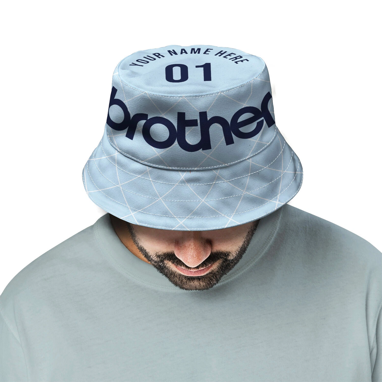 Manchester Blue 88 Retro Bucket Hat Festival Canvas Unofficial