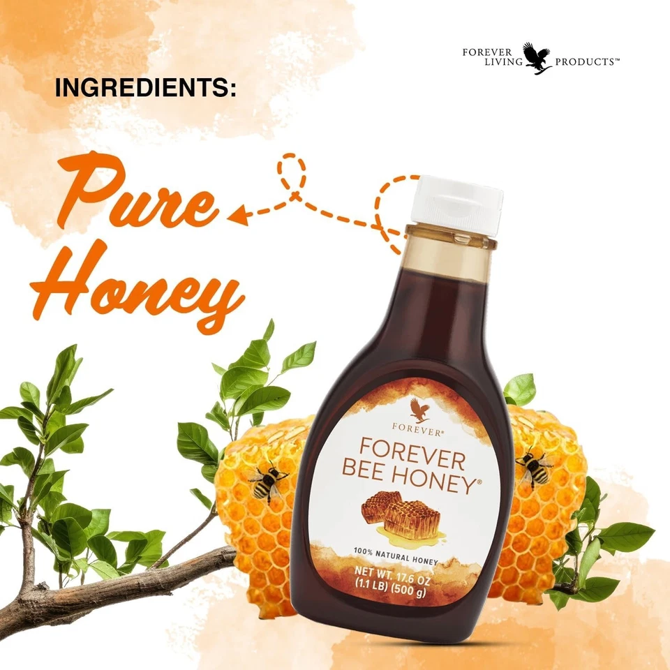 Forever Bee Honey - Potenciador de energía natural con lavanda, romero y naranja. Foto 2 de 4