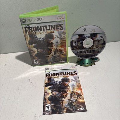 #ad Frontlines: Fuel of War Microsoft Xbox 360 2008 COMPLETE AND TESTED $17.99