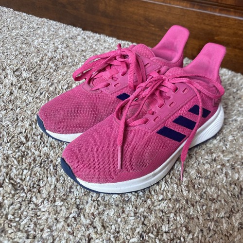 Adidas Duramo pink Sneakers shoes Youth size 1 Girls F35102