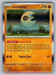 Lunatone 074/132 Mega Evolution Holo Rare