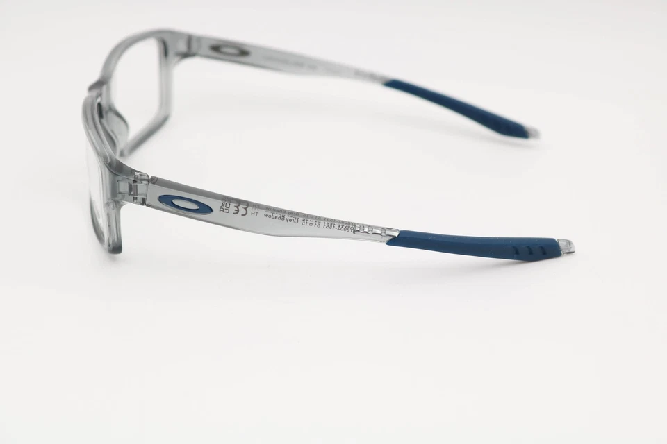 Oakley Crosslink Xs Clear Gray Rectangle OY8002-1551 Eyeglasses Frames 51-15-122 - Image 3 of 4