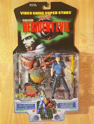 1998 Toy Biz Resident Evil Jill Valentine & Web Spinner Capcom Video Game Super