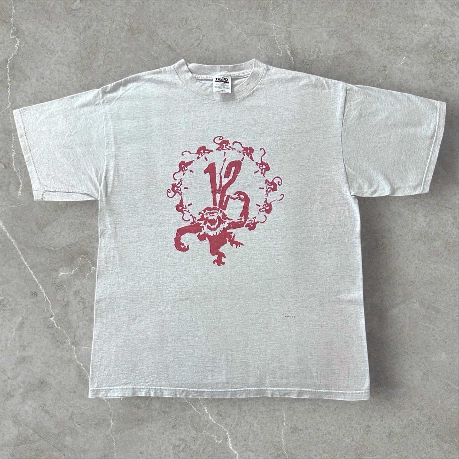 Vintage 1995 12 monkeys movie promo tee rare release xl gray