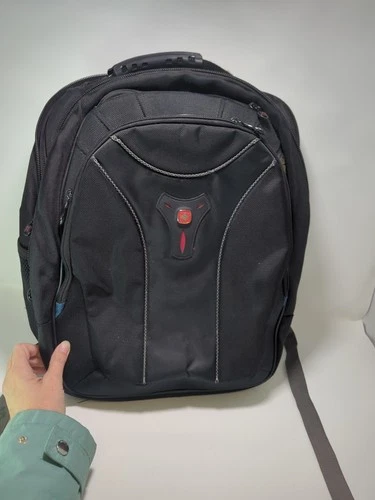 Wenger Carbon 17" Laptop Backpack Padded Travel Bag  Business School Work