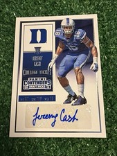 2016 Contenders Draft #203 Jeremy Cash Duke Rookie Auto AL1