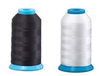 Set of 2 Huge Bobbin Thread for Sewing and Embroidery Machine 1 Black White 