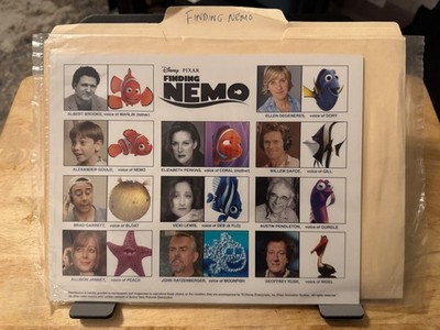 Disney Pixar's FINDING NEMO 2003 Movie Press Kit - 8 Full Color